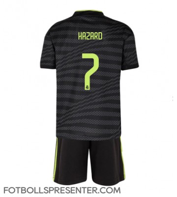 Real Madrid Eden Hazard #7 Tredje tröja Barn 2022-23 Kortärmad (+ korta byxor)